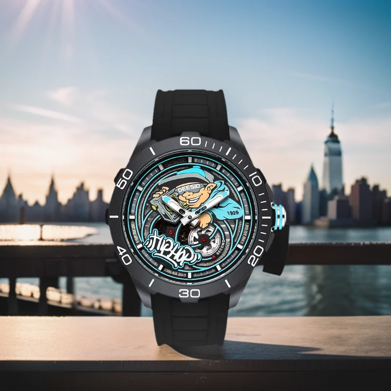 Deesio Automatic Movement Mechanical Watch D6002C Luxury Trend Wristwatch Carbon Fiber Case Luminous Clock Relojes Para Hombres
Deesio Automatic Movement Mechanical Watch D6002C Luxury Trend Wristwatch Carbon Fiber Case Luminous Clock Relojes Para Hombres