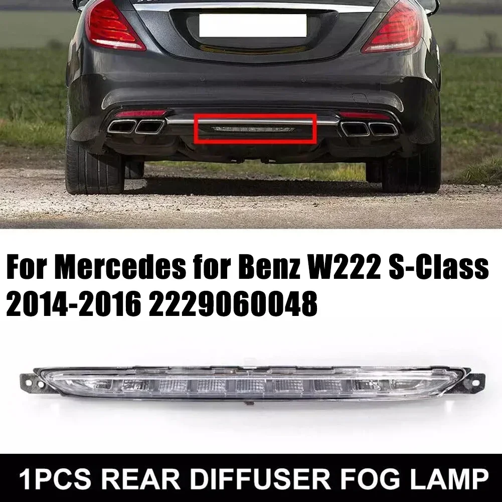 DC 12V Car Rear Bumper Light Stop Tail Light Lamp For Mercedes For Benz S Class 2014-2017 A2229060048 REAR DIFFUSER FOG LAMP
DC 12V Car Rear Bumper Light Stop Tail Light Lamp For Mercedes For Benz S Class 2014-2017 A2229060048 REAR DIFFUSER FOG LAMP