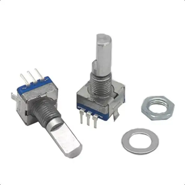 【5-1PCS】EC11 20 Position 360 Degree Rotary Encoder With Push Button Switch 5Pin Handle Long 15/20MM Half Handle
【5-1PCS】EC11 20 Position 360 Degree Rotary Encoder With Push Button Switch 5Pin Handle Long 15/20MM Half Handle
