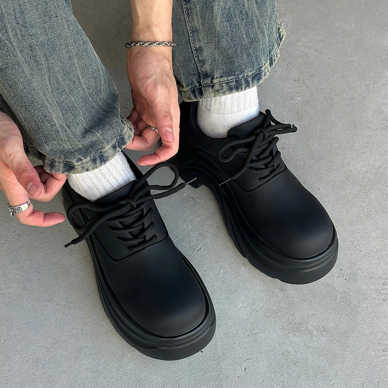 Original design Thick soled height increasing 7CM Derby shoes men's new black small leather shoes single shoes casual shoes
Original design Thick soled height increasing 7CM Derby shoes men's new black small leather shoes single shoes casual shoes