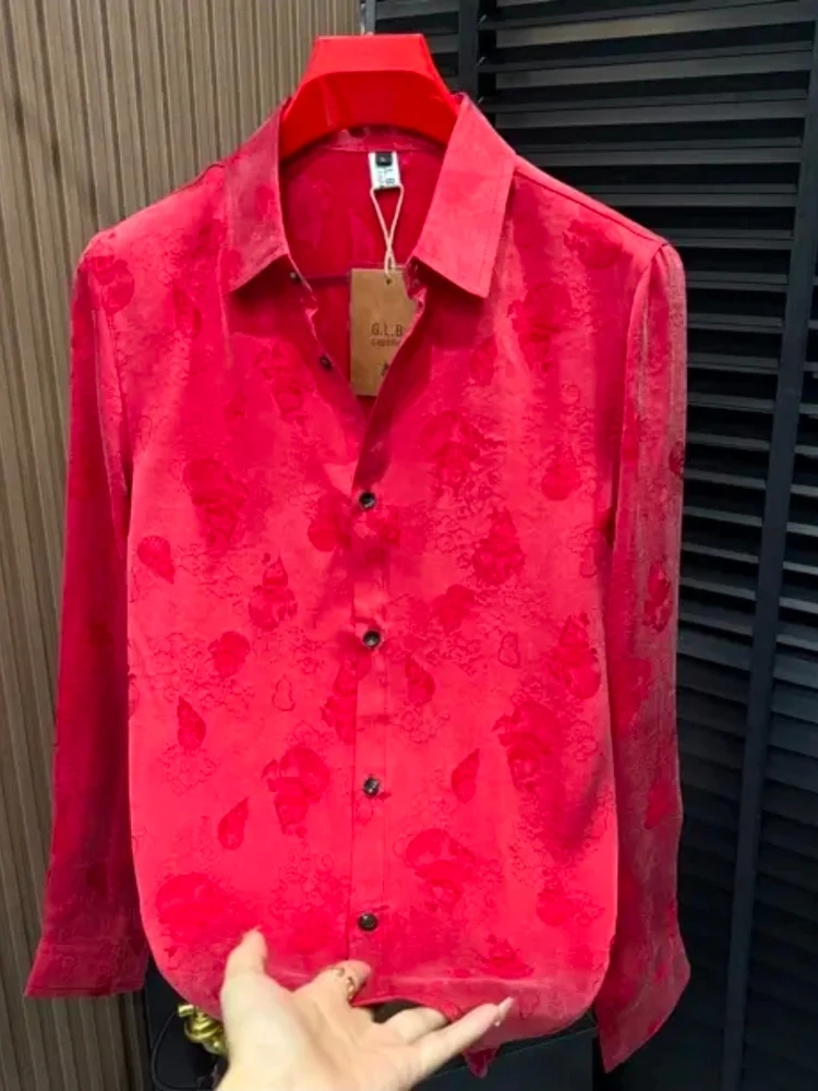 Soft Comfortable Long Sleeve Men's Shirt Spring Autumn Fashion Trendy Casual Standard Fit No Brand Youth Cool Button up
Soft Comfortable Long Sleeve Men's Shirt Spring Autumn Fashion Trendy Casual Standard Fit No Brand Youth Cool Button up