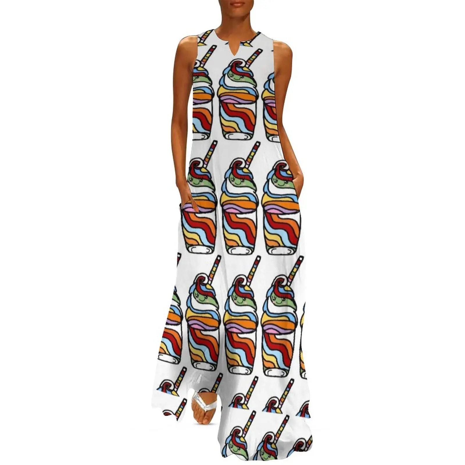 Rainbow Milkshake Long Dress dresses for women 2025 luxury designer party Dress vintage dresses for woman summer clothes
Rainbow Milkshake Long Dress dresses for women 2025 luxury designer party Dress vintage dresses for woman summer clothes