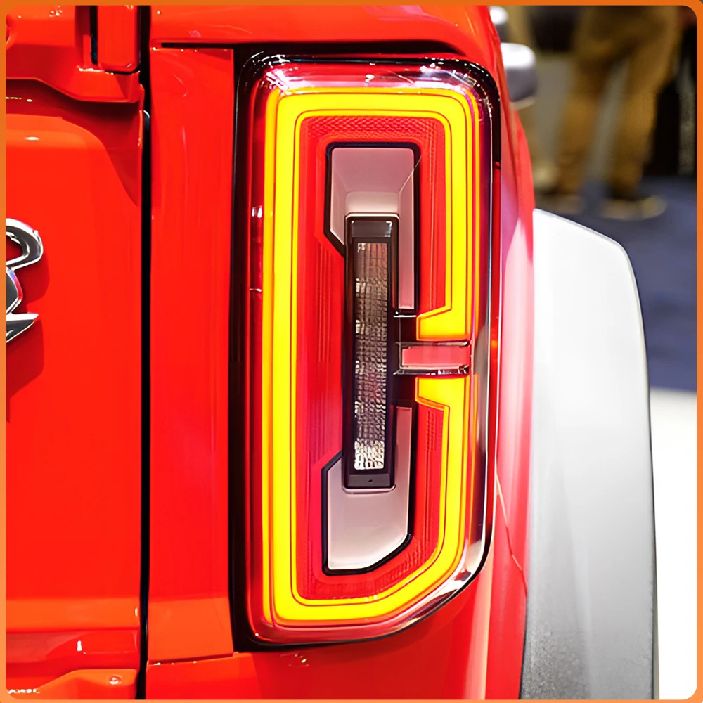 LED Dynamic Tail Lights Assembly for Ford Bronco 2021-2024 High Quality Upgrade Auto Rear Lamps Car Accessories Plug and Play
LED Dynamic Tail Lights Assembly for Ford Bronco 2021-2024 High Quality Upgrade Auto Rear Lamps Car Accessories Plug and Play