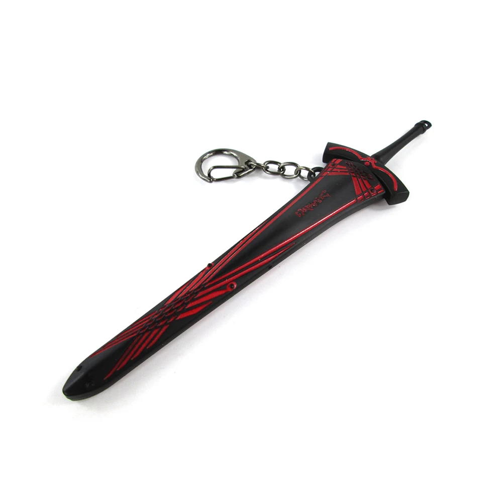 1/6 Mini Katana Weapon Fate Excalibur 17cm/6.7in Cosplay Black Red Sword Model Key Chain Ring Gift
1/6 Mini Katana Weapon Fate Excalibur 17cm/6.7in Cosplay Black Red Sword Model Key Chain Ring Gift