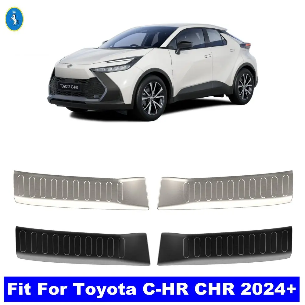 Stainless Steel Car Rear Trunk Door Sill Guards Scuff Plate Panel Protector Cover Trim Accessories For Toyota C-HR CHR 2024 2025
Stainless Steel Car Rear Trunk Door Sill Guards Scuff Plate Panel Protector Cover Trim Accessories For Toyota C-HR CHR 2024 2025