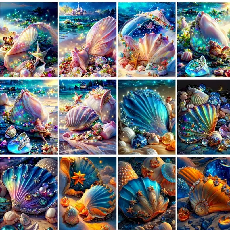 GATYZTORY Diamond Painting Landscape Kit Full Embroidery Colorful Shell Diy Gift Home Decor Picture Of Rhinestones
GATYZTORY Diamond Painting Landscape Kit Full Embroidery Colorful Shell Diy Gift Home Decor Picture Of Rhinestones
