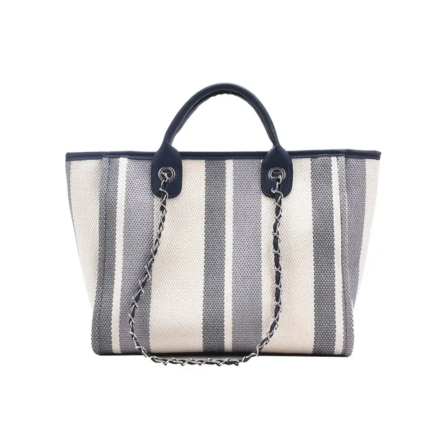Women's Striped Top Handle Bag, Large Capacity Tote Bag For Work And Travel, Casual Chick Hand Bag, Striped Purse
Women's Striped Top Handle Bag, Large Capacity Tote Bag For Work And Travel, Casual Chick Hand Bag, Striped Purse