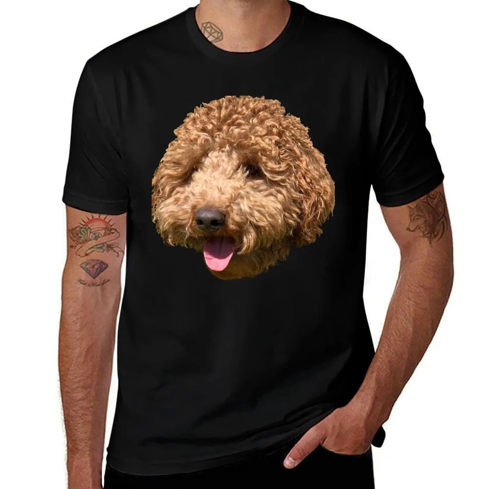 Smiling Golden Retriever Poodle Puppy T-Shirt t shirts for man cotton soft funny t shirts dark humor t shirt man casual T-Shirt
Smiling Golden Retriever Poodle Puppy T-Shirt t shirts for man cotton soft funny t shirts dark humor t shirt man casual T-Shirt
