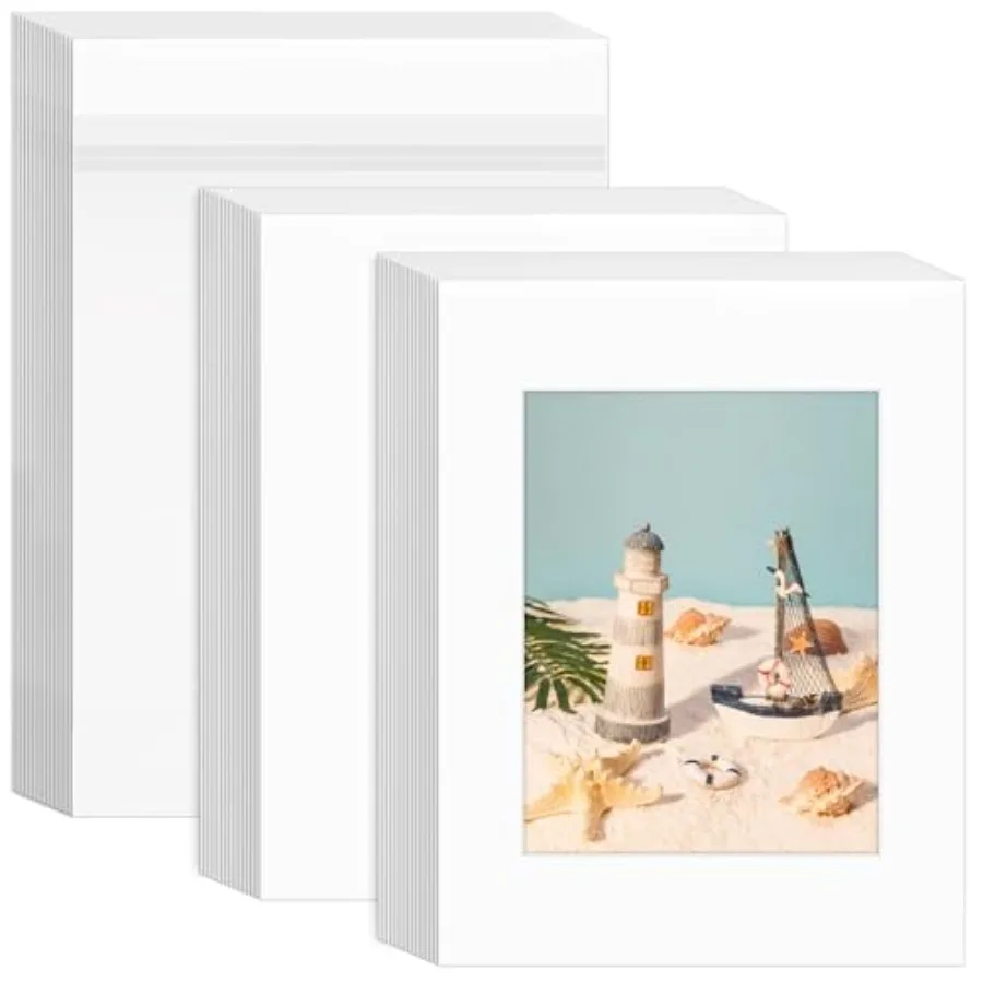 VOKOY 15 Set 11x14 White Picture Mats with Backing Boards and Bags for 8x10 Pictures, Frame Mattes Display Photo Paper Mat with
VOKOY 15 Set 11x14 White Picture Mats with Backing Boards and Bags for 8x10 Pictures, Frame Mattes Display Photo Paper Mat with