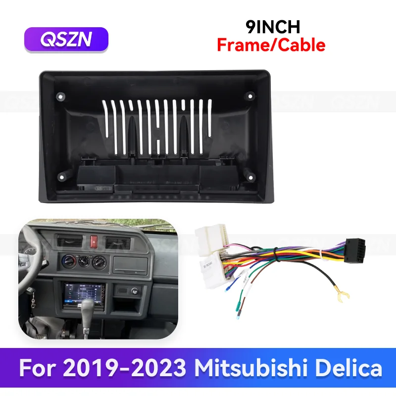 QSZN 9-дюймовый для Mitsubishi Delica 2019-2023 Android Auto мультимедиа GPS MP4 автомобильный радиоприемник стерео рамка комплект жгутов проводов
QSZN 9-дюймовый для Mitsubishi Delica 2019-2023 Android Auto мультимедиа GPS MP4 автомобильный радиоприемник стерео рамка комплект жгутов проводов