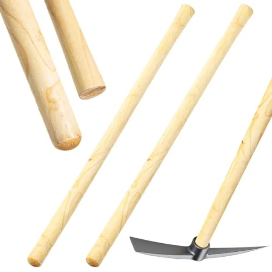 2 Pcs Solid Wood Replacement Handle for Round Eye Hoe 54 Inches/ 137 cm Grub Hoe Handle for Garden Shovel Tool Digging Spading
2 Pcs Solid Wood Replacement Handle for Round Eye Hoe 54 Inches/ 137 cm Grub Hoe Handle for Garden Shovel Tool Digging Spading