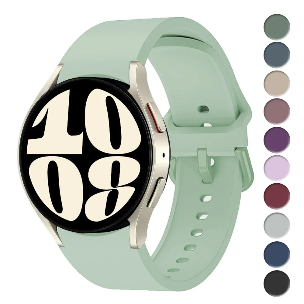 Strap For Samsung Galaxy Watch 6 5 4 44mm 40mm/4 classic 46mm 42mm wristband 20mm Silicone Bracelet Galaxy Watch 5 pro 45mm Band
Strap For Samsung Galaxy Watch 6 5 4 44mm 40mm/4 classic 46mm 42mm wristband 20mm Silicone Bracelet Galaxy Watch 5 pro 45mm Band
