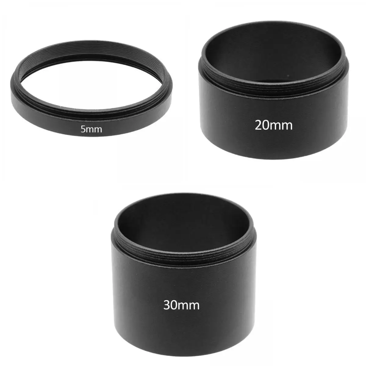 3Pcs T2 Extension Tube M42x0.75 Professional Adapter Photography Accessories
3Pcs T2 Extension Tube M42x0.75 Professional Adapter Photography Accessories
