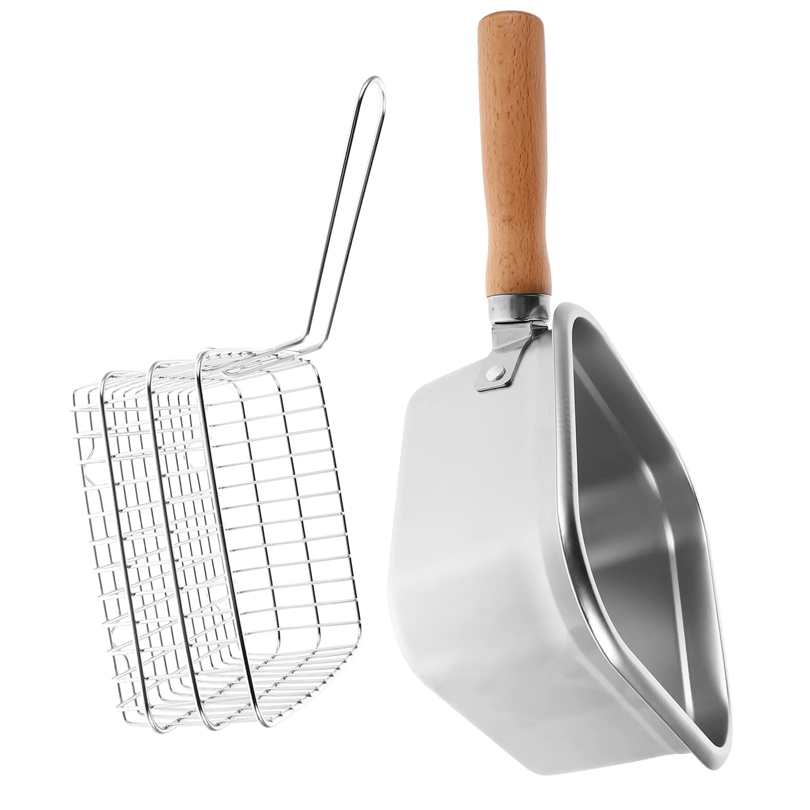 Stainless Steel Deep Fryer Pot Portable Basket Multifunctional Frying Boiling Pan Fish Fryer Chicken French Fries Noodles
Stainless Steel Deep Fryer Pot Portable Basket Multifunctional Frying Boiling Pan Fish Fryer Chicken French Fries Noodles