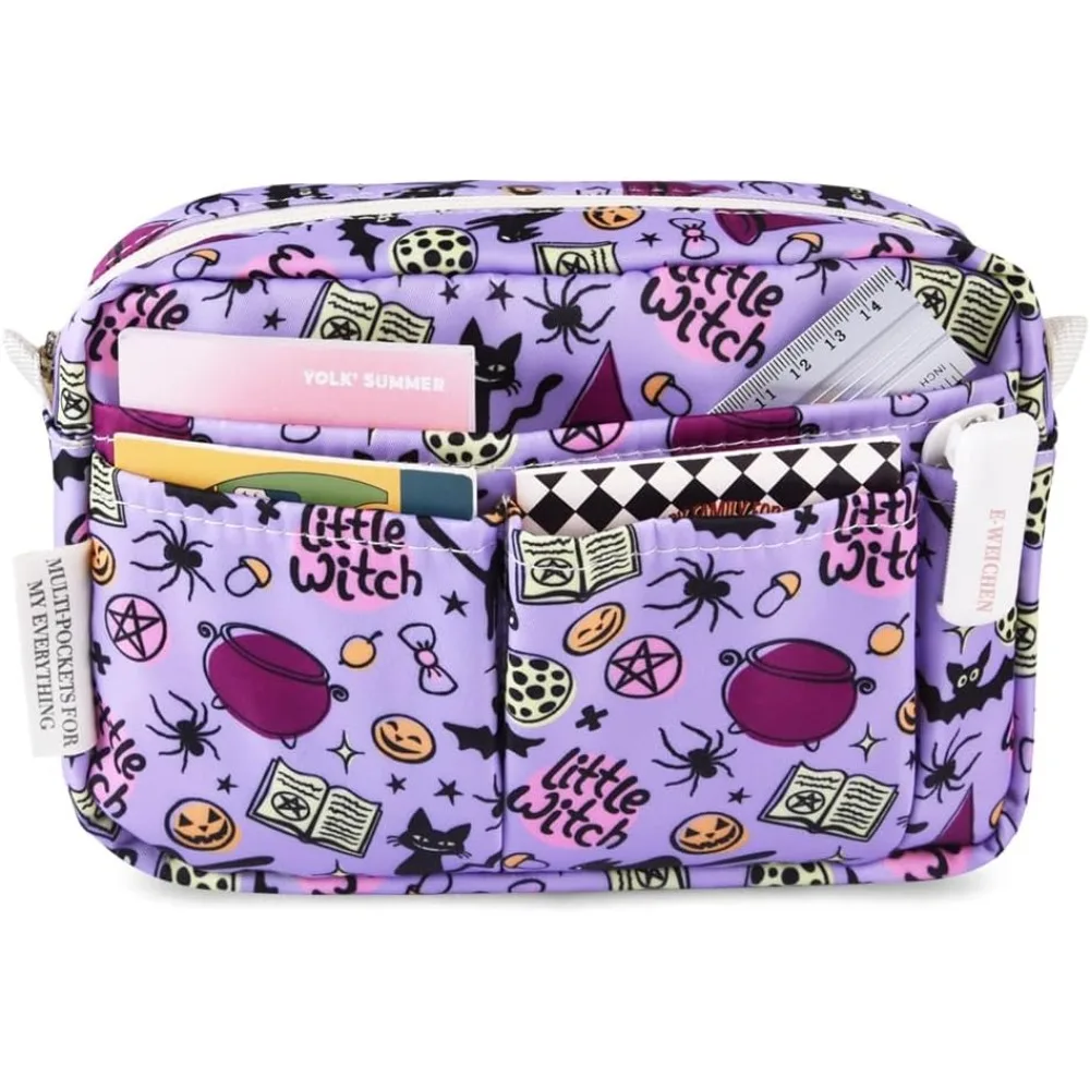 E-WEICHEN Multiple Pockets Portfolio Organizer with Zippered, Makeup Bag Travel Essentials for Women, Simple Waterproof Statione
E-WEICHEN Multiple Pockets Portfolio Organizer with Zippered, Makeup Bag Travel Essentials for Women, Simple Waterproof Statione