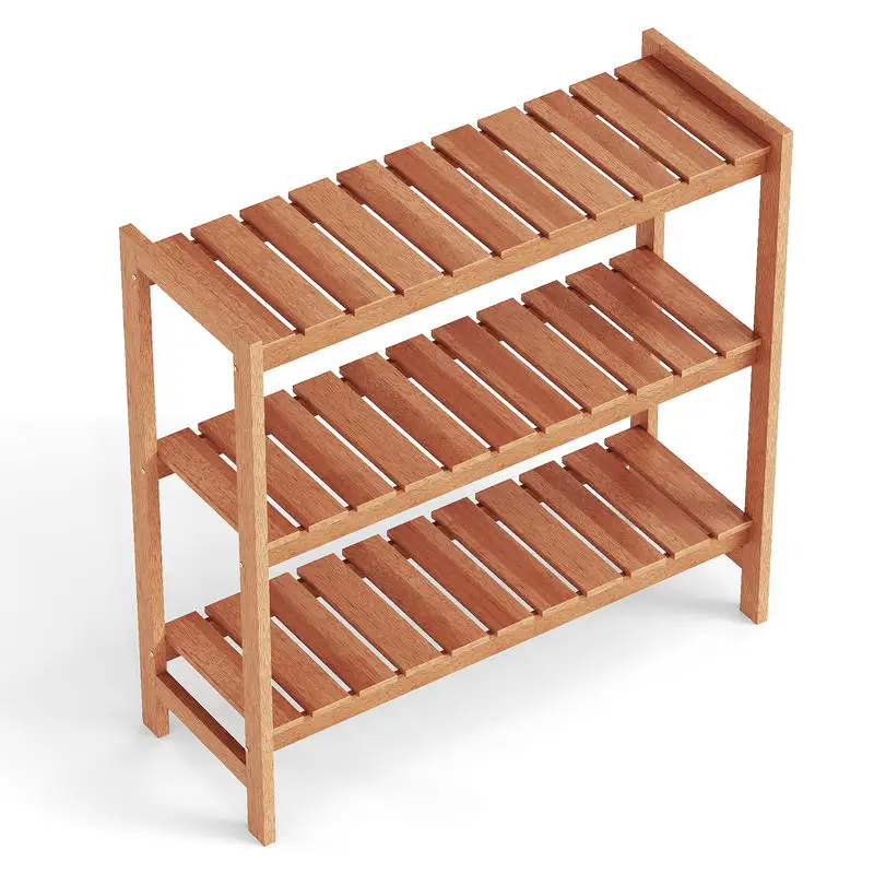 3-Tier Solid Wood Plant Stand with Slatted Shelves
3-Tier Solid Wood Plant Stand with Slatted Shelves