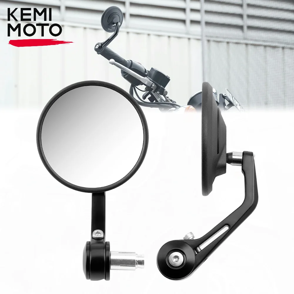 Motorcycle Bar End Mirror Round Universal Emark Handlebar Rearview Mirror Side Mirror for Suzuki V-Strom 650XT GS 500 SV 650 Kit
Motorcycle Bar End Mirror Round Universal Emark Handlebar Rearview Mirror Side Mirror for Suzuki V-Strom 650XT GS 500 SV 650 Kit