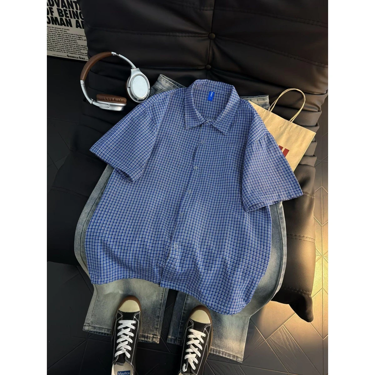 Retro Men's Summer Shirt Loose Fit Student Style Fun Design Outerwear Polyester Standard Fit Five Sleeve Buttons Casual Shirt
Retro Men's Summer Shirt Loose Fit Student Style Fun Design Outerwear Polyester Standard Fit Five Sleeve Buttons Casual Shirt
