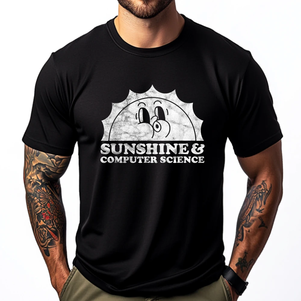 Sunshine And Computer Science Technology 3XL Men Clothing Men's Cotton T-Shirt Vegan
Sunshine And Computer Science Technology 3XL Men Clothing Men's Cotton T-Shirt Vegan