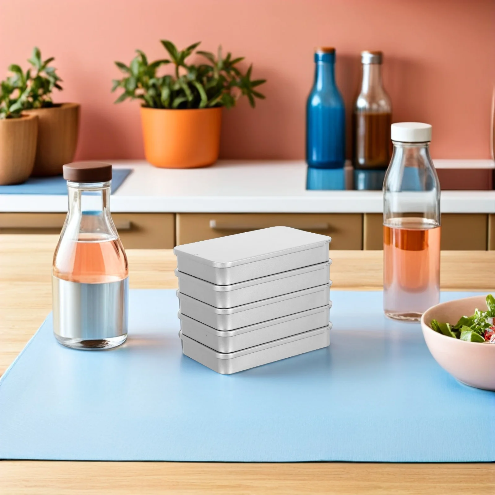 5pcs Mini Tin Box 4.32X2.59X0.63In Sliding Cover Push Pull Metal Container For Solid Perfume Balm Storage Travel Portable
5pcs Mini Tin Box 4.32X2.59X0.63In Sliding Cover Push Pull Metal Container For Solid Perfume Balm Storage Travel Portable