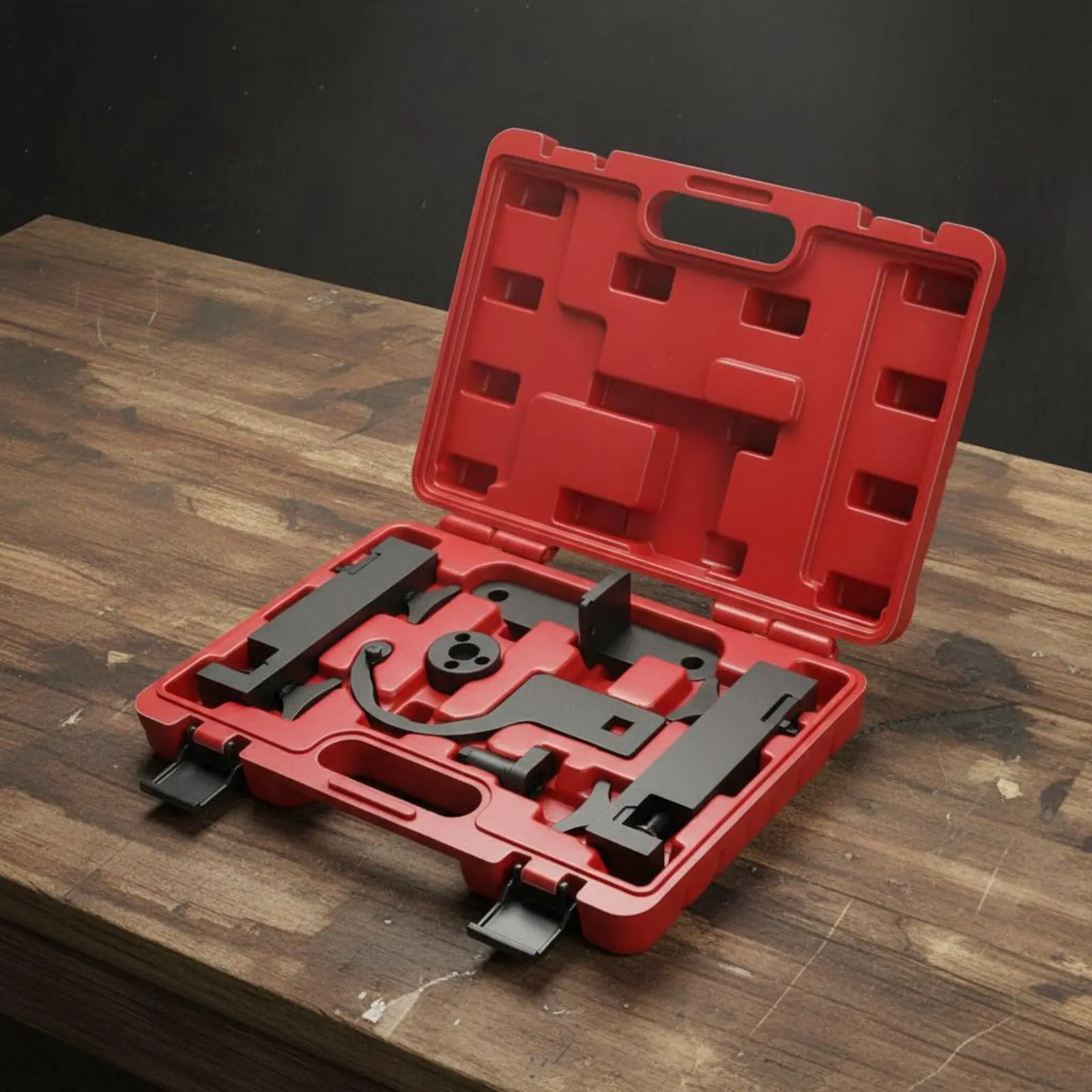 6 Pieces Engine Timing Tool Kit Long-Lasting Camshaft Engine Shaft Timing Tool Set Sturdy Duty Portable Storage Storage
6 Pieces Engine Timing Tool Kit Long-Lasting Camshaft Engine Shaft Timing Tool Set Sturdy Duty Portable Storage Storage