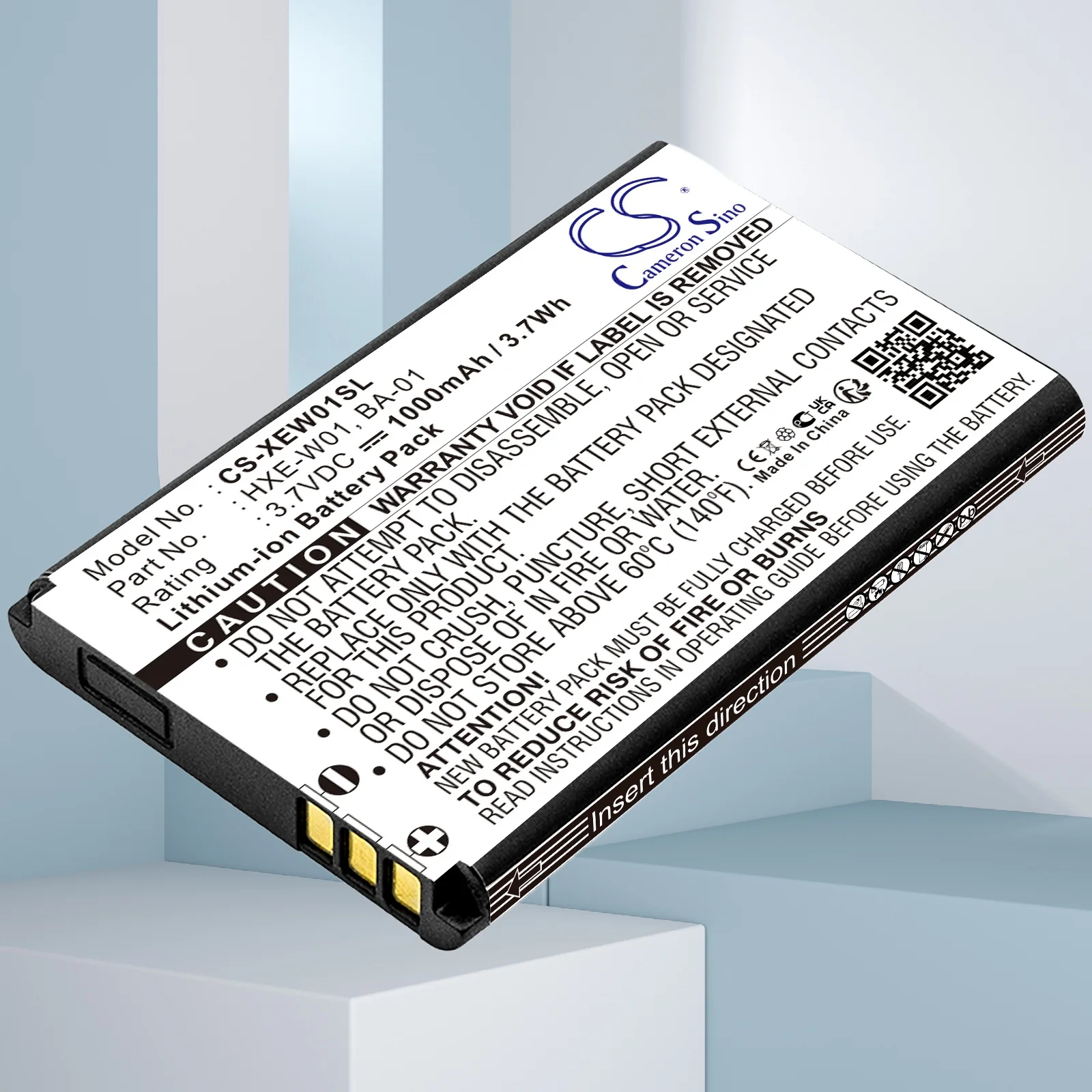 Cameron Sino 1000mAh Battery HXE-W01 for Adaptec BT74R,BT77, For Altina Bluetooth GPS Receiver,For B&B PS-3100,For ezGPS PS-3100
Cameron Sino 1000mAh Battery HXE-W01 for Adaptec BT74R,BT77, For Altina Bluetooth GPS Receiver,For B&B PS-3100,For ezGPS PS-3100