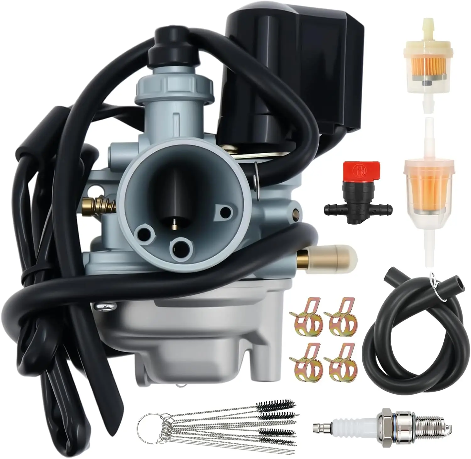 For KFX90 Carburetor Fit for Kawasaki 90 KFX90 2007-2022 ATV Carb Replace 15004-Y008 15004-Y003 15004-Y005
For KFX90 Carburetor Fit for Kawasaki 90 KFX90 2007-2022 ATV Carb Replace 15004-Y008 15004-Y003 15004-Y005