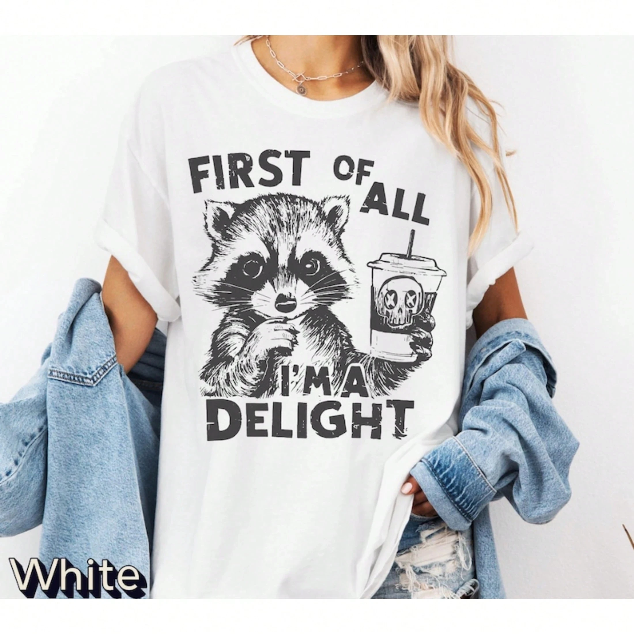 Funny Raccoon Women's T-Shirt Cotton Short Sleeve Streetwear Oversized Suitable for Everyday Casual Vacation
Funny Raccoon Women's T-Shirt Cotton Short Sleeve Streetwear Oversized Suitable for Everyday Casual Vacation