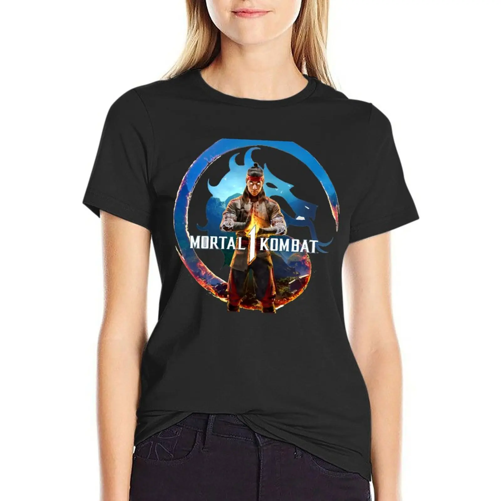 MK12 Mortal Kombat 1 Logo T-Shirt kawaii clothes korean fashion western t shirts for Women
MK12 Mortal Kombat 1 Logo T-Shirt kawaii clothes korean fashion western t shirts for Women