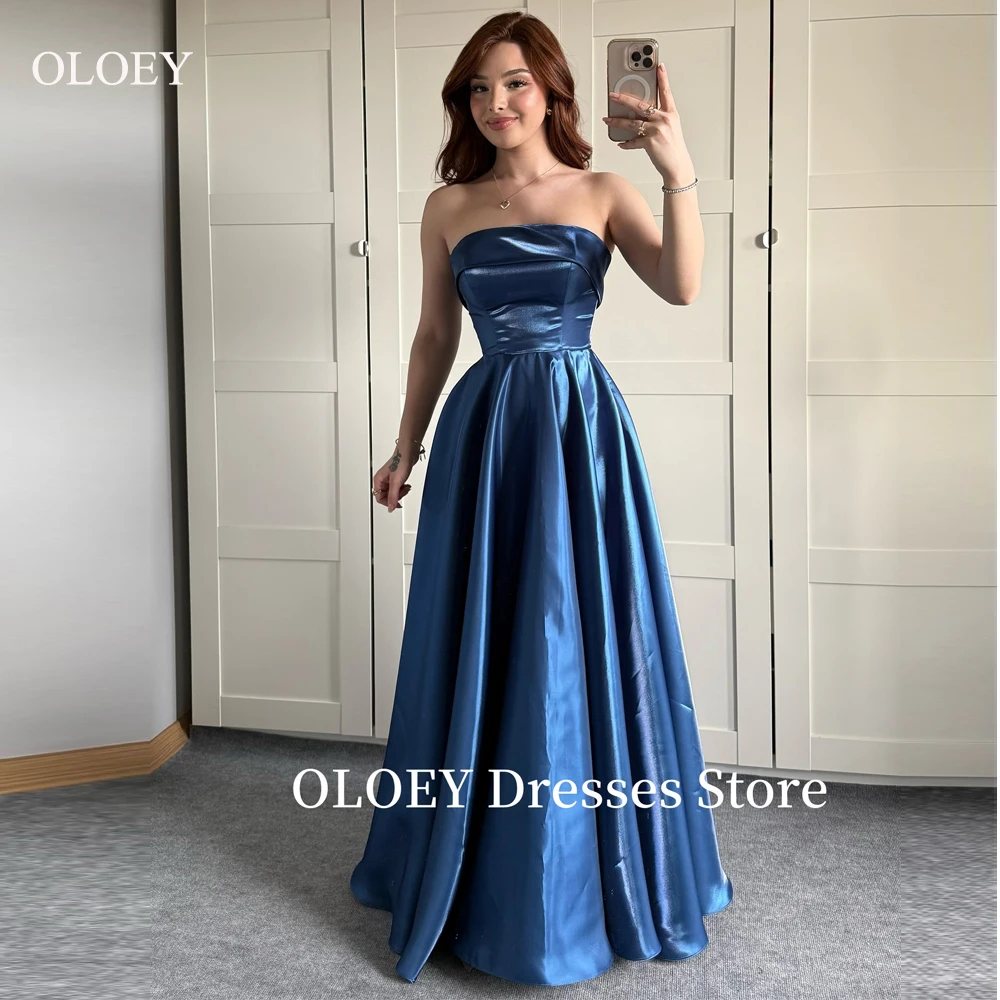 OLOEY Formal Evening Dresses Arabic Women Strapless Shiny Satin Long Prom Gowns Plus Size Formal Occasion Dress Customiz
OLOEY Formal Evening Dresses Arabic Women Strapless Shiny Satin Long Prom Gowns Plus Size Formal Occasion Dress Customiz