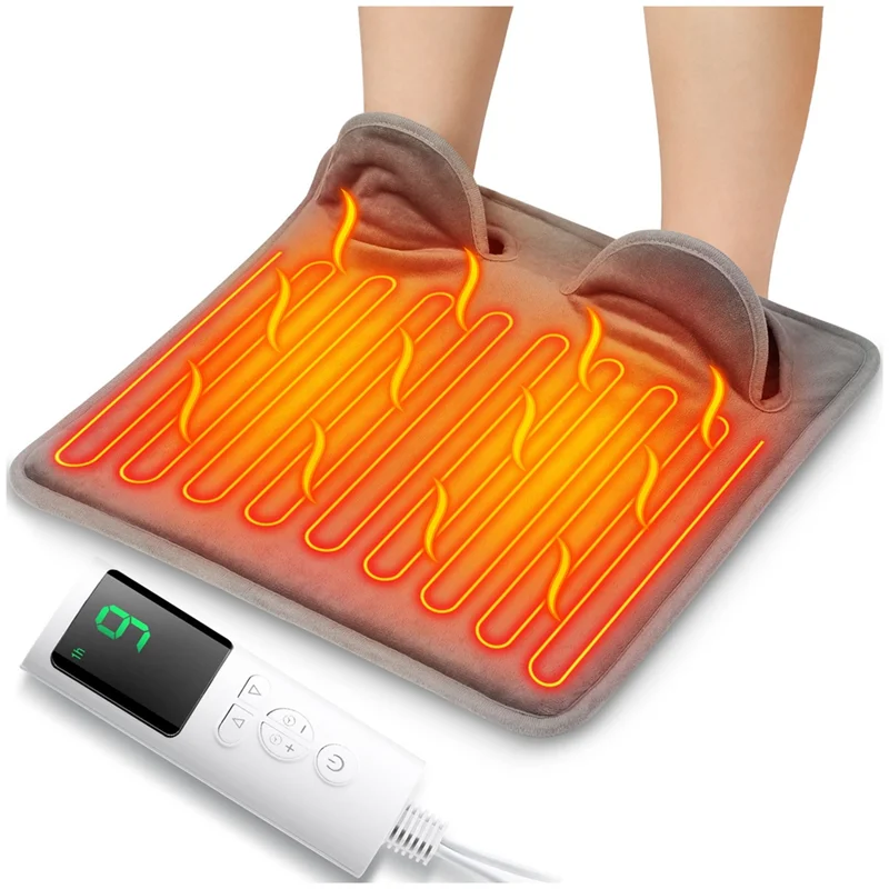 A99G-9-Gear Electric Foot Heating Pad Portable Winter Soft Plush Washable Foot Warmer 4 Timer Heater Foot Warming Mat
A99G-9-Gear Electric Foot Heating Pad Portable Winter Soft Plush Washable Foot Warmer 4 Timer Heater Foot Warming Mat