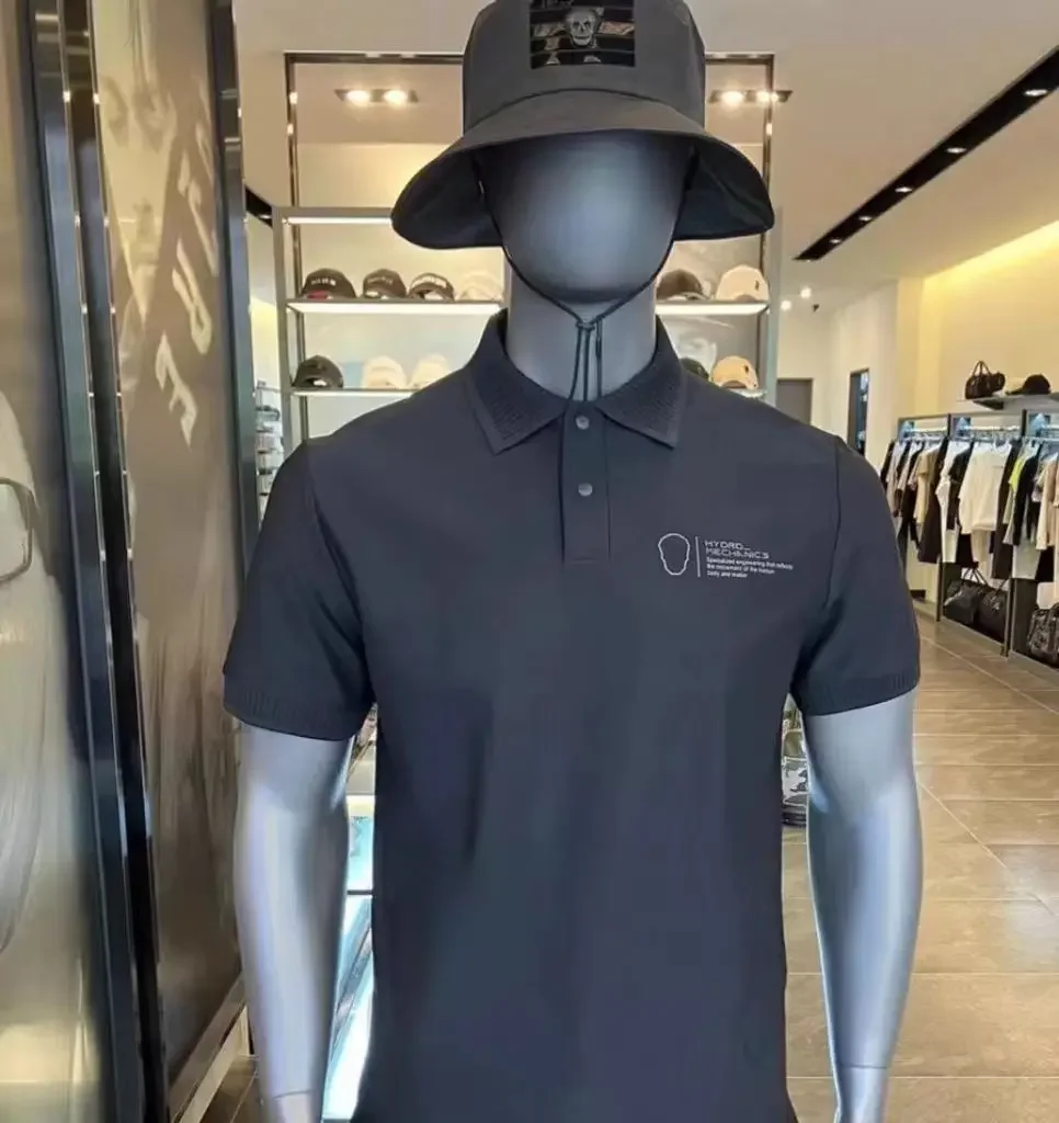 Summer men's golf shirt fashionable short-sleeved management print fashionable collar pure cotton T-shirt
Summer men's golf shirt fashionable short-sleeved management print fashionable collar pure cotton T-shirt