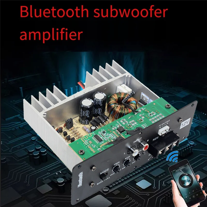 AAAN-12V 800W Car Subwoofer Amplifier With Bluetooth–Full Tone Pure Bass Core Amplifier Board For High Power Audio
AAAN-12V 800W Car Subwoofer Amplifier With Bluetooth–Full Tone Pure Bass Core Amplifier Board For High Power Audio