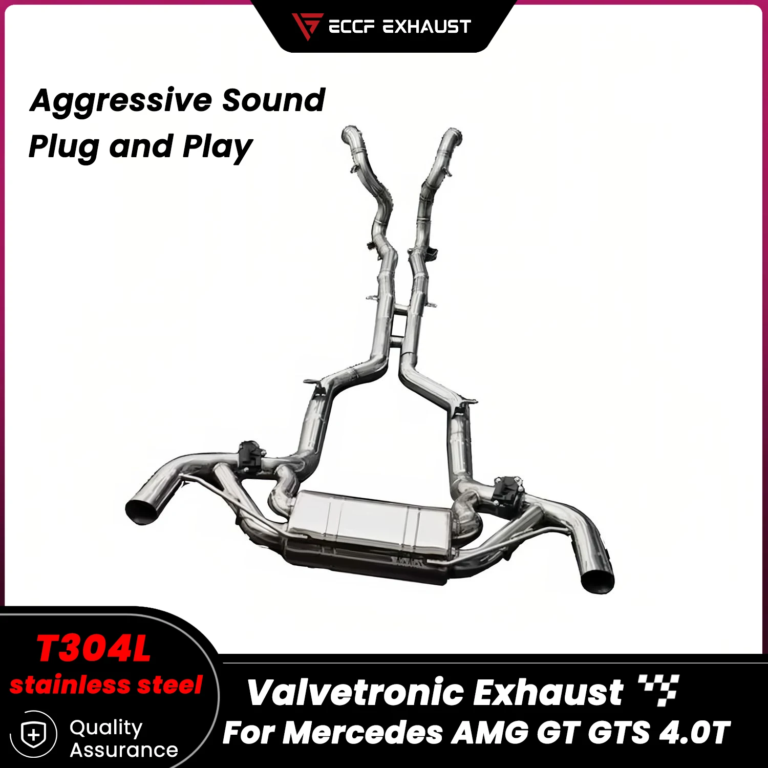 Sporty Valvetronic Catback Exhaust With Catless Downpipe for Mercedes AMG GT GTS 4.0T Unleash Maximum Performance
Sporty Valvetronic Catback Exhaust With Catless Downpipe for Mercedes AMG GT GTS 4.0T Unleash Maximum Performance