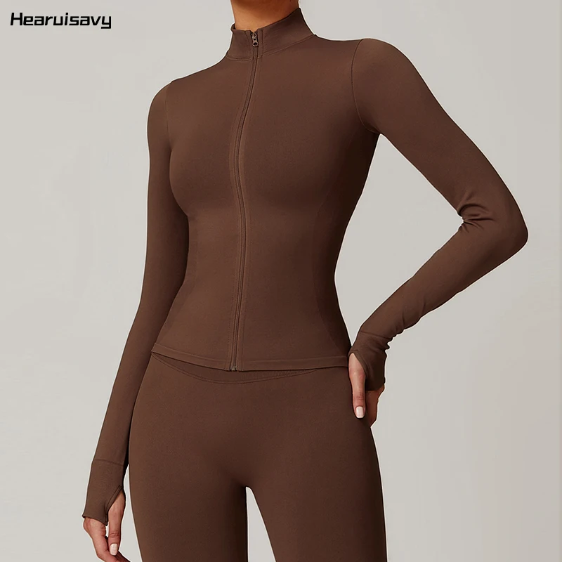 Hearuisavy Casual Slim Sports Jacket Women Zipper Workout Long Sleeve Clothes Running Fitness Shirts Female Quick-Dry Yoga Top
Hearuisavy Casual Slim Sports Jacket Women Zipper Workout Long Sleeve Clothes Running Fitness Shirts Female Quick-Dry Yoga Top