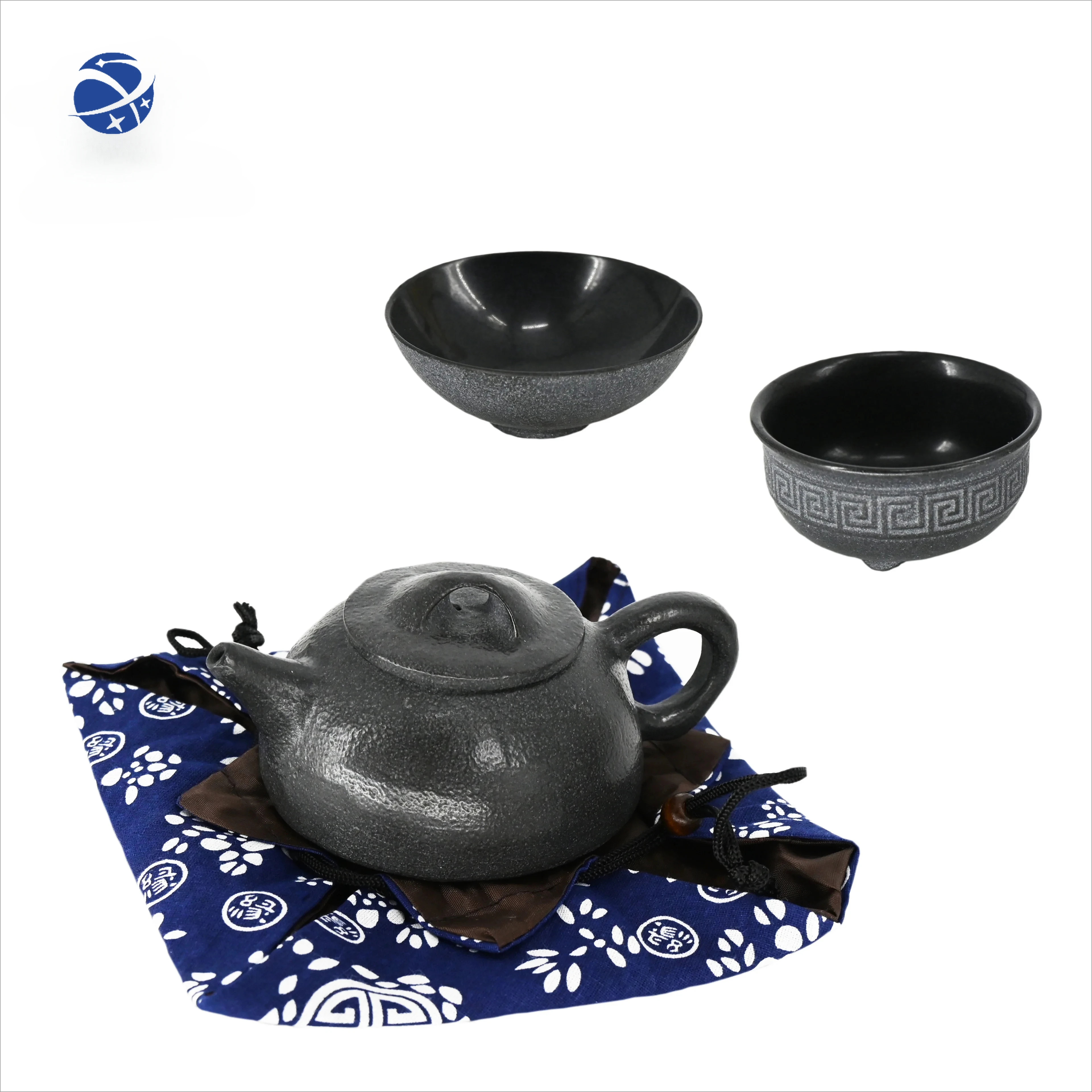Best Selling Chinese Hand Carved Black Stoneware Ceramic Cup Teapot Set Customized Creative Natural Design for Coffee Tea
Best Selling Chinese Hand Carved Black Stoneware Ceramic Cup Teapot Set Customized Creative Natural Design for Coffee Tea