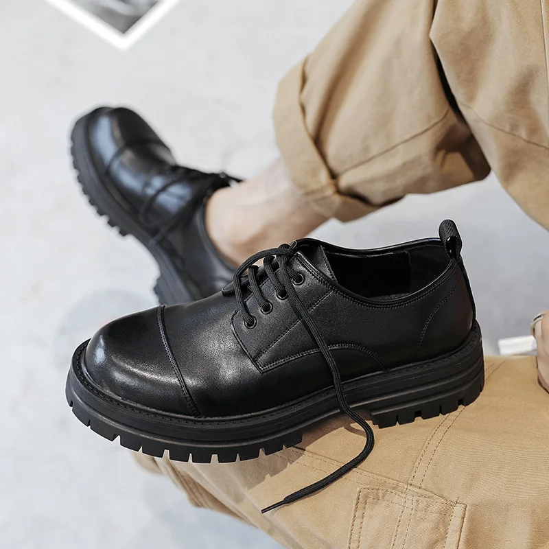 men's casual business wedding formal dress original leather shoes lace-up platform shoe black trendy sneakers gentleman footwear
men's casual business wedding formal dress original leather shoes lace-up platform shoe black trendy sneakers gentleman footwear