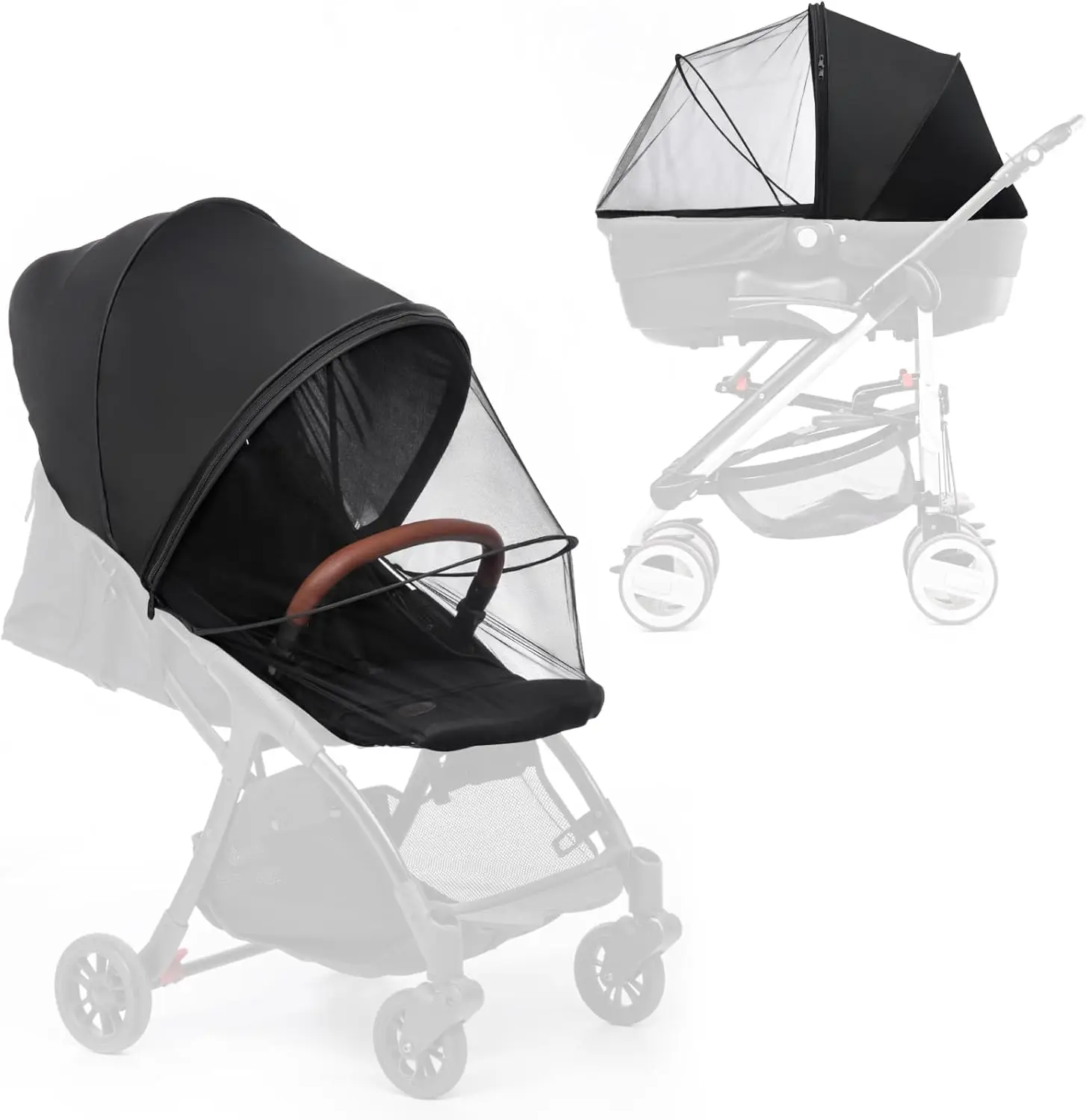 Universal 2 in 1 Stroller Sun Shade and Breathable Mosquito Net with Two Way Zipper
Universal 2 in 1 Stroller Sun Shade and Breathable Mosquito Net with Two Way Zipper
