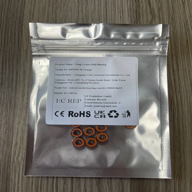 1//5/10PCS S693RS Stainless Steel Ceramic Bearing 3x8x4mm ABEC-7 for Water Droplet Fishing Gear and Fishing Line Wheel Bearings
1//5/10PCS S693RS Stainless Steel Ceramic Bearing 3x8x4mm ABEC-7 for Water Droplet Fishing Gear and Fishing Line Wheel Bearings