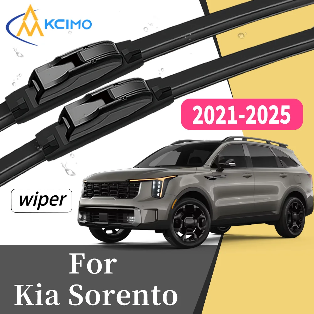 Streak-Free Silent Wiping 2Pcs Front Windscreen Wiper Blades For Kia Sorento MQ4 2021-2025 Windshield Car Exterior Accessory
Streak-Free Silent Wiping 2Pcs Front Windscreen Wiper Blades For Kia Sorento MQ4 2021-2025 Windshield Car Exterior Accessory