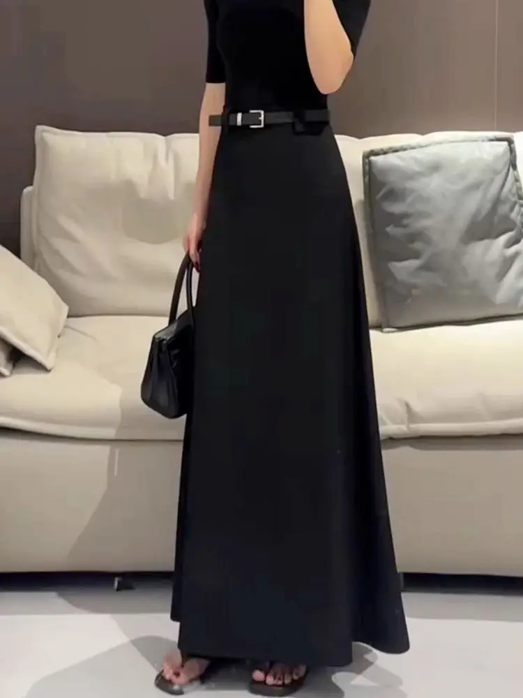 Чрезвычайно простой стиль, однотонная универсальная повседневная длинная юбка, женская модная утягивающая полуюбка с высокой талией
Чрезвычайно простой стиль, однотонная универсальная повседневная длинная юбка, женская модная утягивающая полуюбка с высокой талией