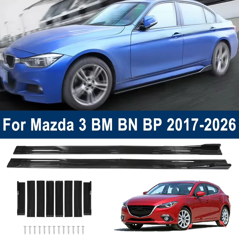 For Mazda 3 BM BN BP 2017-2026 2018 Car Side Skirt Splitters Extended Side Spoiler Sport Body Kit Bumper Lip Modified Parts 8Pcs
For Mazda 3 BM BN BP 2017-2026 2018 Car Side Skirt Splitters Extended Side Spoiler Sport Body Kit Bumper Lip Modified Parts 8Pcs