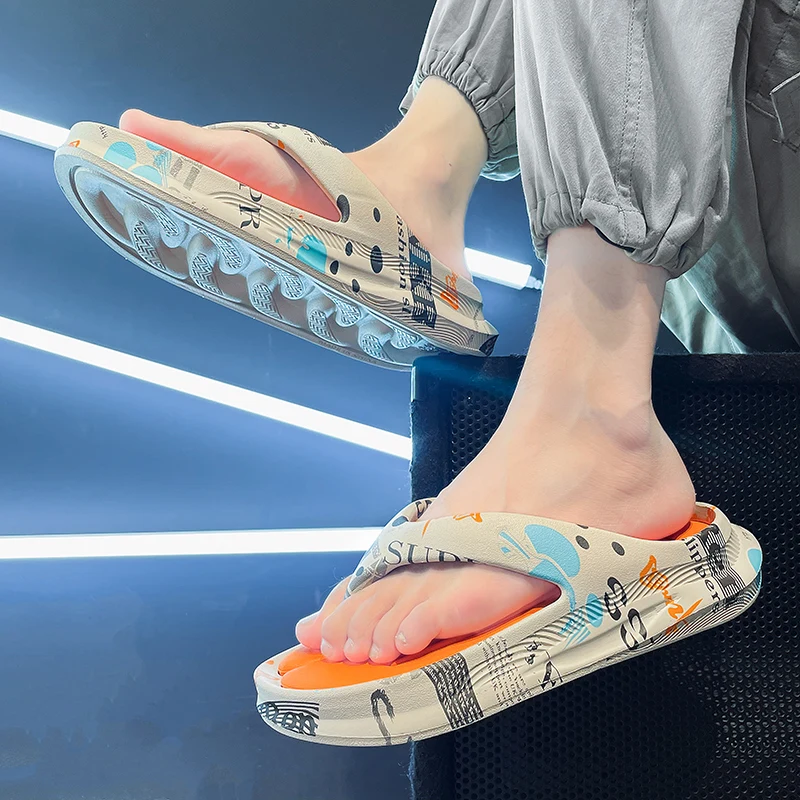 Мужская летняя уличная одежда, мягкие нескользящие удобные сандалии без шнуровки, повседневные пляжные тапочки-стринги, молодежные спортивные тапочки для отдыха 
Мужская летняя уличная одежда, мягкие нескользящие удобные сандалии без шнуровки, повседневные пляжные тапочки-стринги, молодежные спортивные тапочки для отдыха