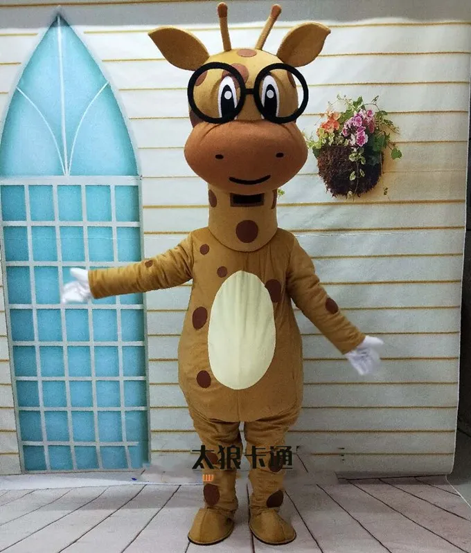 Yellow Giraffa Giraffe Mascot Costume Adult Cartoon Character Outfits Suit Halloween Christmas Fancy Party Apparels Advertising
Yellow Giraffa Giraffe Mascot Costume Adult Cartoon Character Outfits Suit Halloween Christmas Fancy Party Apparels Advertising