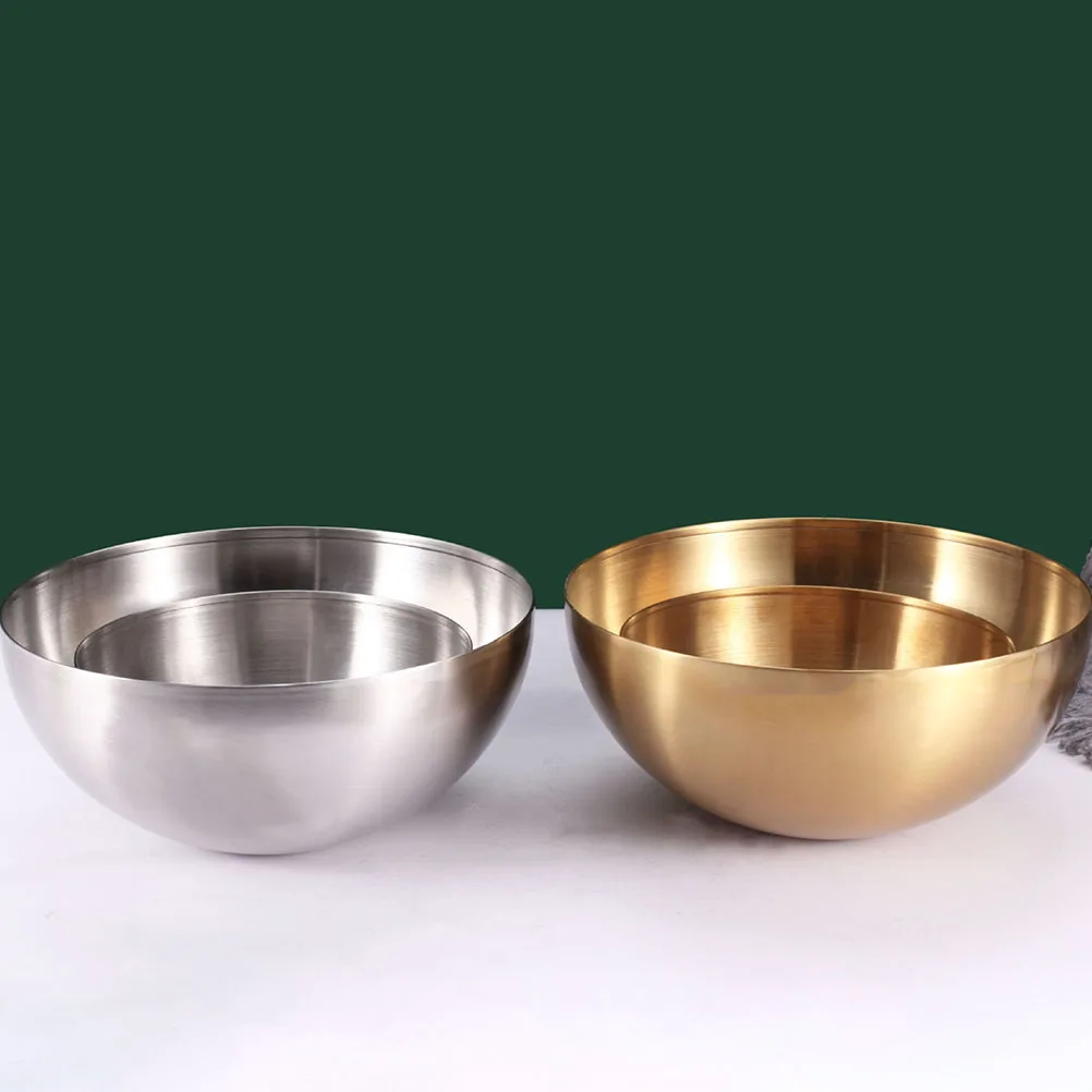 Stainless Steel Salad Soup Rice Cereal Prep Bowl Food Serving Bowl Household Kitchen Tableware Bowls for Noodles Grains Pasta
Stainless Steel Salad Soup Rice Cereal Prep Bowl Food Serving Bowl Household Kitchen Tableware Bowls for Noodles Grains Pasta