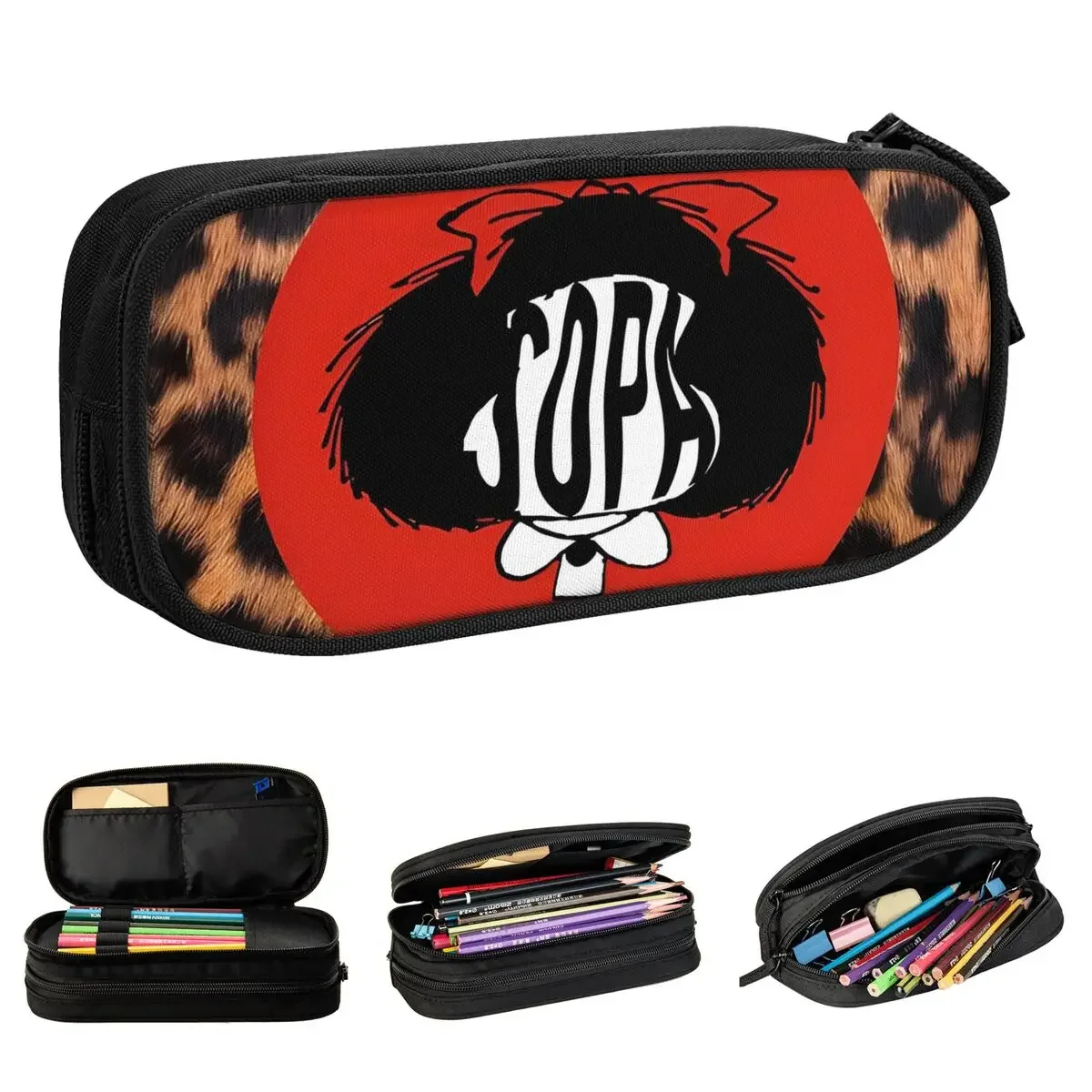 Mafalda Soup Wild Pencil Case Anime Cartoon Pencilcases Pen Box for Student Big Capacity Pencil Bags School Supplies Stationery
Mafalda Soup Wild Pencil Case Anime Cartoon Pencilcases Pen Box for Student Big Capacity Pencil Bags School Supplies Stationery