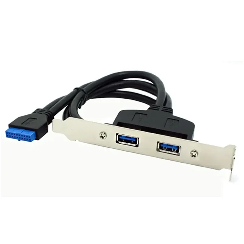2 Port USB3.0 Hub USB3.0 20Pin to Female Adapter Desktop computer rear 2 USB 3.0 port motherboard 20P extension 19pin
2 Port USB3.0 Hub USB3.0 20Pin to Female Adapter Desktop computer rear 2 USB 3.0 port motherboard 20P extension 19pin