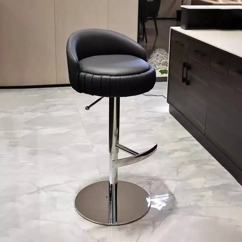 Итальянский роскошный высокий барный стул с металлической спинкой, регулируемый, эргономичный, вращающийся, для клубной мебели
Итальянский роскошный высокий барный стул с металлической спинкой, регулируемый, эргономичный, вращающийся, для клубной мебели