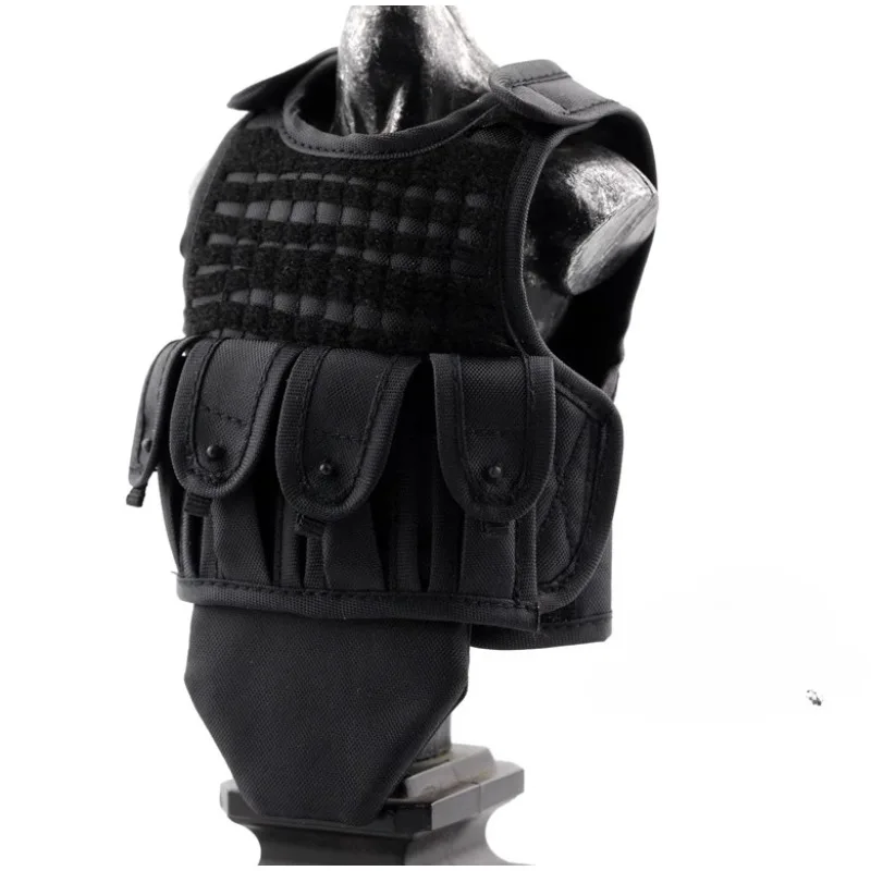 In Stock 1/6 Scale Toys Soldier SWAT Black Combat Vest Clothes Model for 12'' Action Figures Body Accessory DIY 
In Stock 1/6 Scale Toys Soldier SWAT Black Combat Vest Clothes Model for 12'' Action Figures Body Accessory DIY