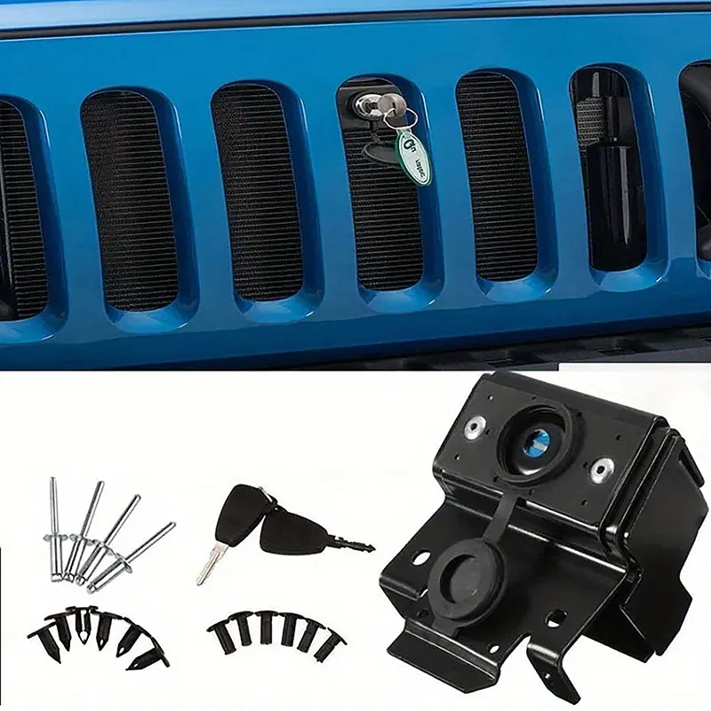 Hood Lock Anti-Theft Kit Latch Assembly with Keys For Jeep Wrangler JK 2007-2017
Hood Lock Anti-Theft Kit Latch Assembly with Keys For Jeep Wrangler JK 2007-2017